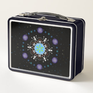 Alien Buddies Metal Lunch Box