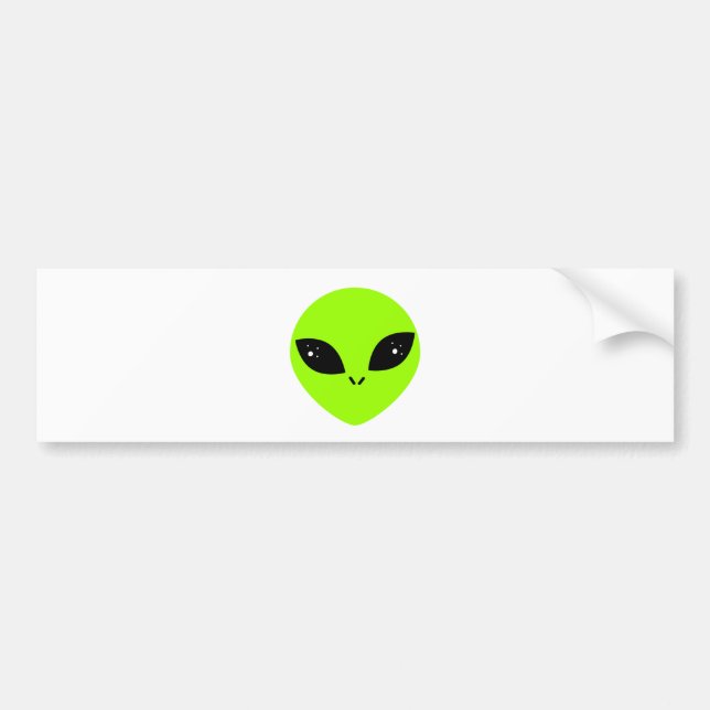 Alien  bumper sticker (Front)