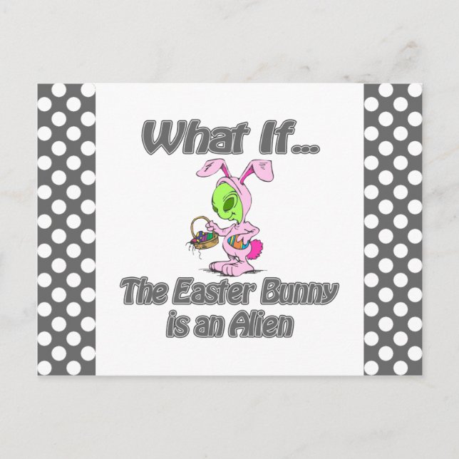 alien bunny postcard (Front)