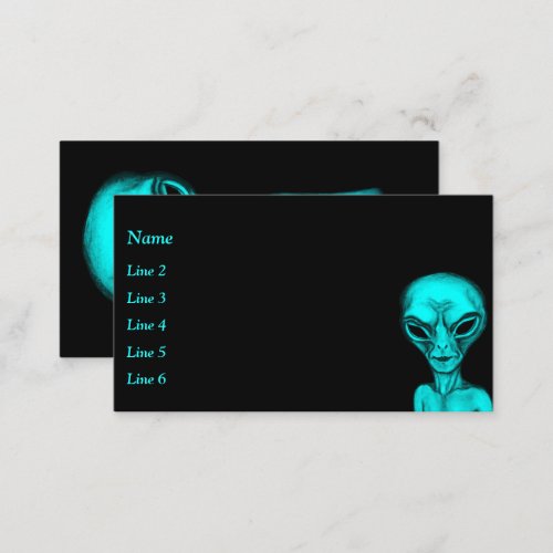 Alien Business Card