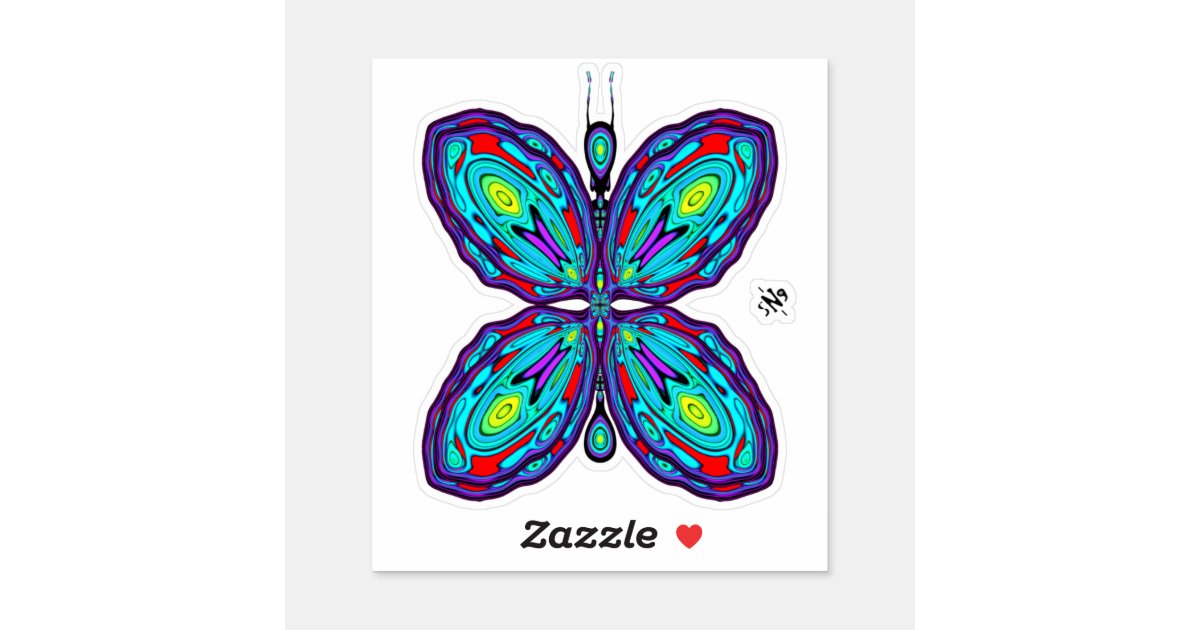 Stitch Chill Pose Collection Sticker, Zazzle