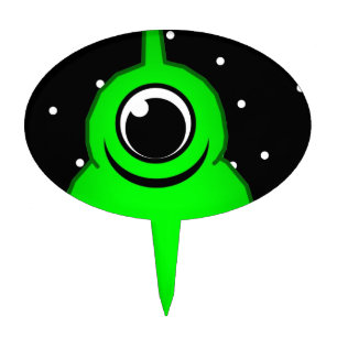 Alien Cake Topper