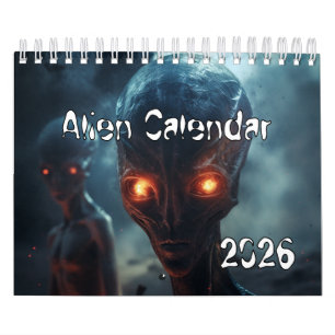 Alien Calendar 2026 UFO