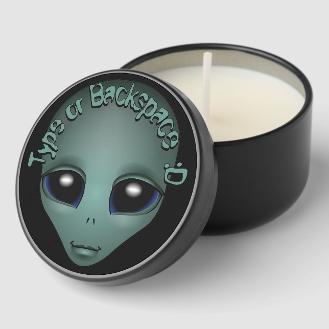 Alien Candles Cute Personalized Alien Gifts (Corner)