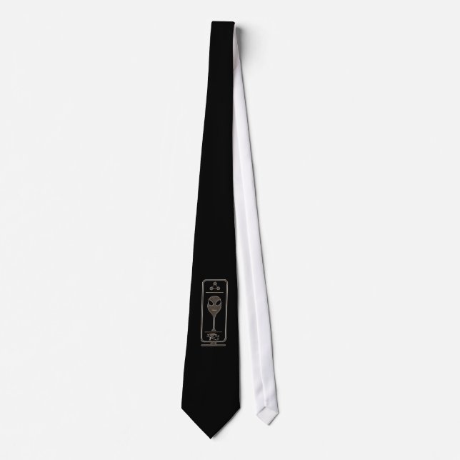 Alien Cartouche Style 2 Neck Tie (Front)