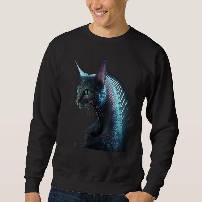 Alien Cat Sweatshirt (Front)