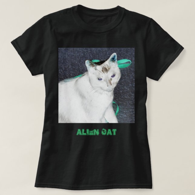 Alien Cat T-Shirt (Design Front)