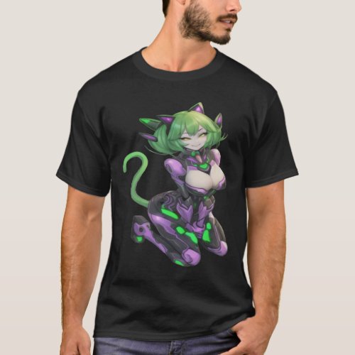 Alien Catgirl 1 T_Shirt