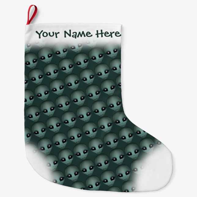 Alien Christmas Stocking Custom Alien Stocking (Front)