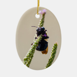 Alien Circus Bee Ceramic Ornament