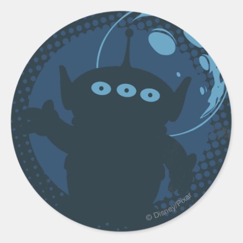 Alien Classic Round Sticker