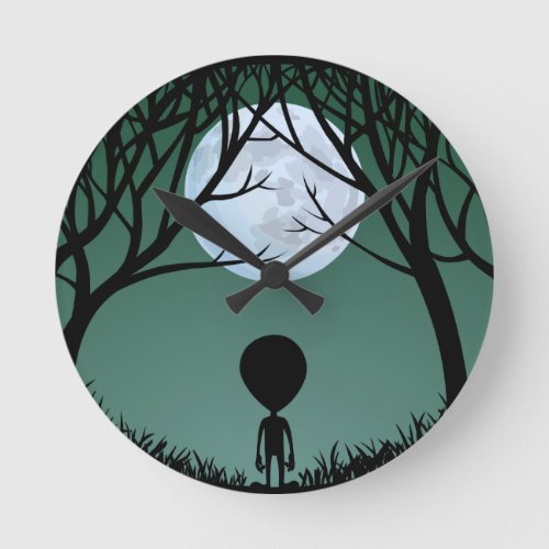 Alien Clock ET Gift Alien Decor  Keepsakes