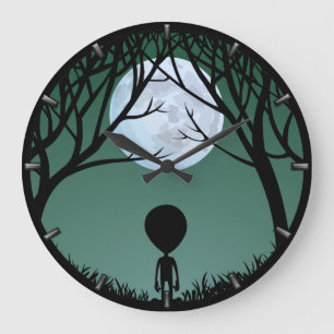 Alien Clock ET Gift Alien Decor Alien Gifts