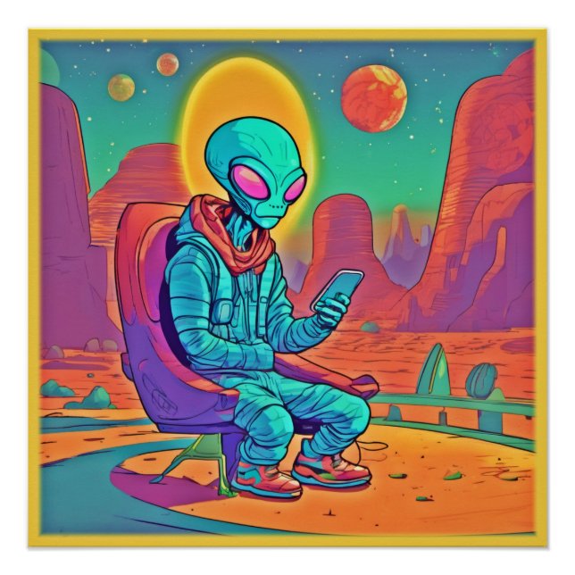 Alien Coolness Unleashed Poster (Front)