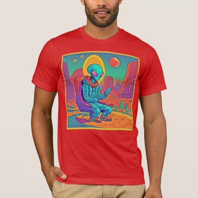 Alien Coolness Unleashed T-Shirt (Front)