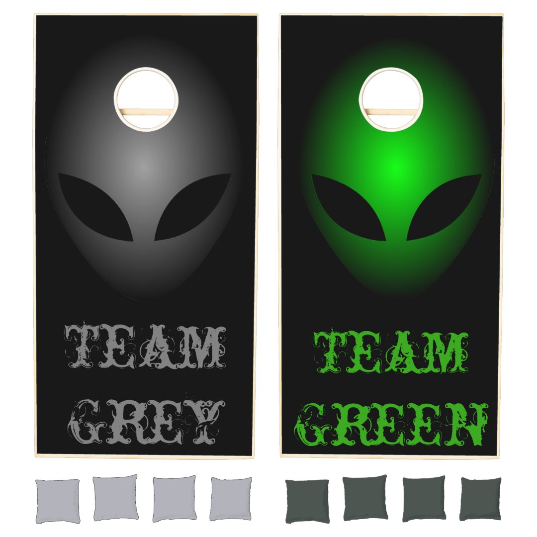 Alien Cornhole Set Zazzle