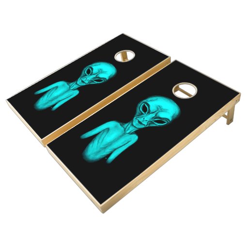 Alien Cornhole Set Zazzle