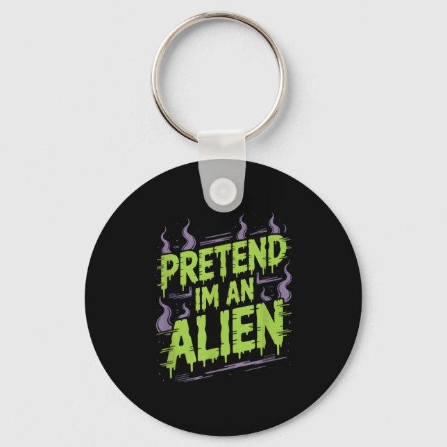 Alien Costume  Keychain (Front)
