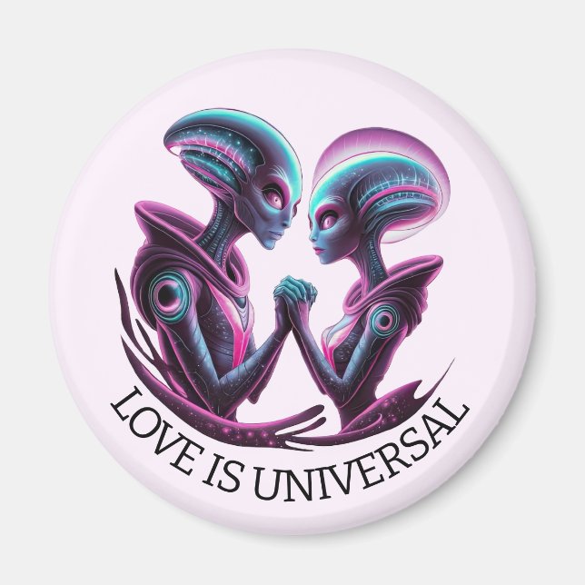 Alien Couple Magnet (Front)