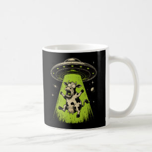 Alien Cow Abduction Weirdcore Surreal Coffee Mug