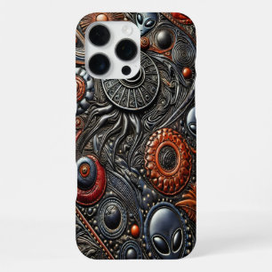 Alien Craft & Cosmic Symbols Unveiled iPhone 16 Pro Max Case