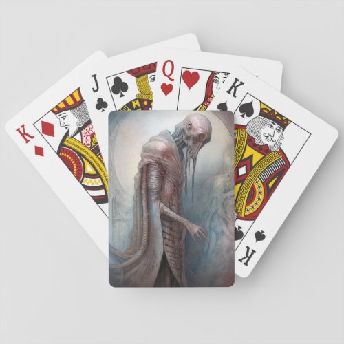 Alien Creature Science Fiction Poker Cards