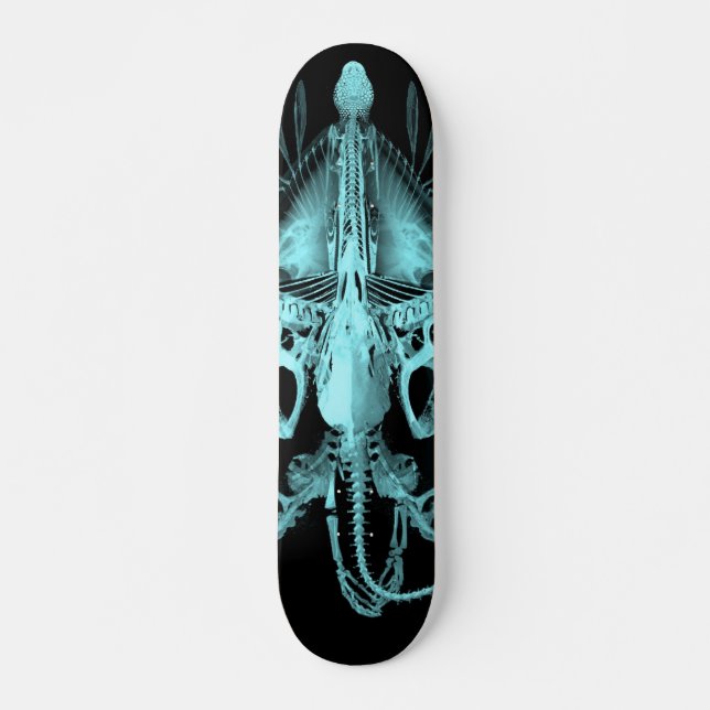 Alien Creature Skeleton Skateboard Deck (Front)