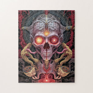 Alien Creature Surreal Horror Art Jigsaw Puzzle