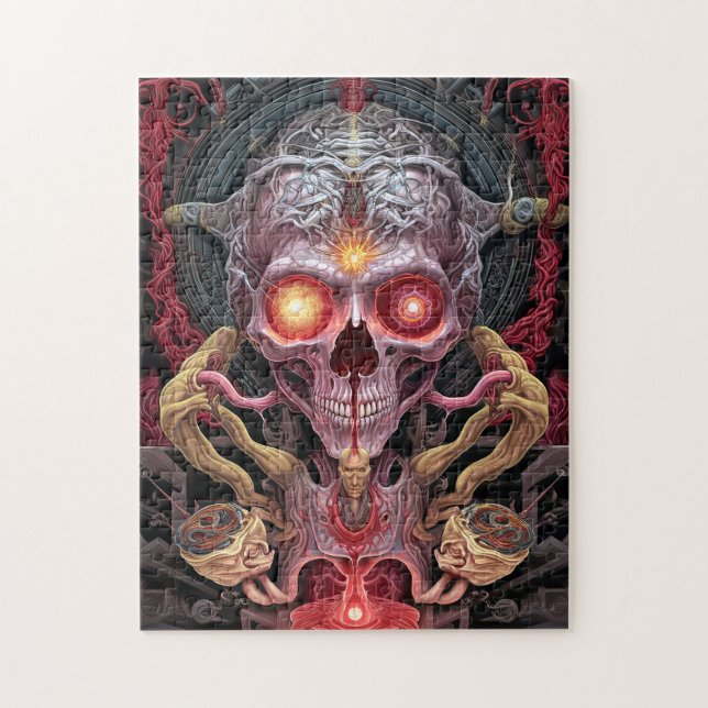 Alien Creature Surreal Horror Art Jigsaw Puzzle (Vertical)