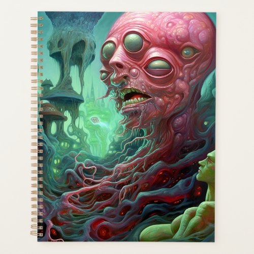 Alien Creature Surreal Horror Art Planner