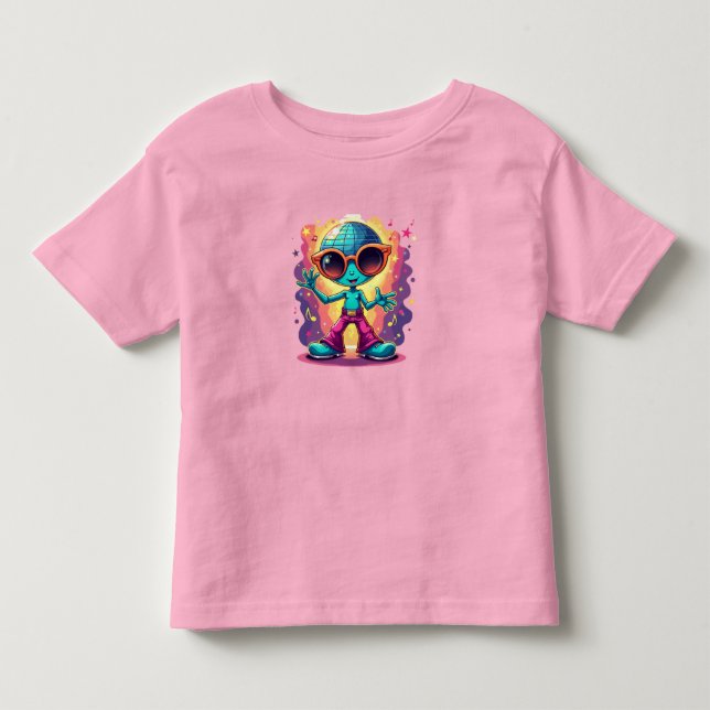 "Alien Dance Party Baby T-Shirt" Toddler T-shirt (Front)