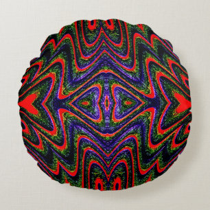 Alien Dance....... Round Pillow