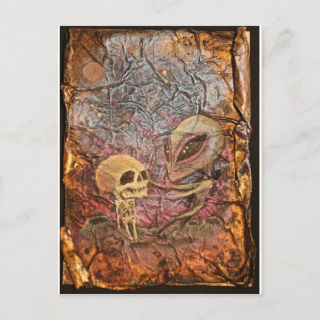 Alien Danse Macabre Postcard (Front)