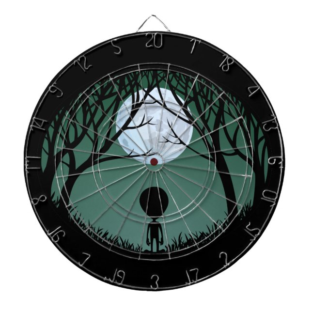 Alien Dartboard E.T. Cool Alien Gifts ET Dartboard With Darts (Front)