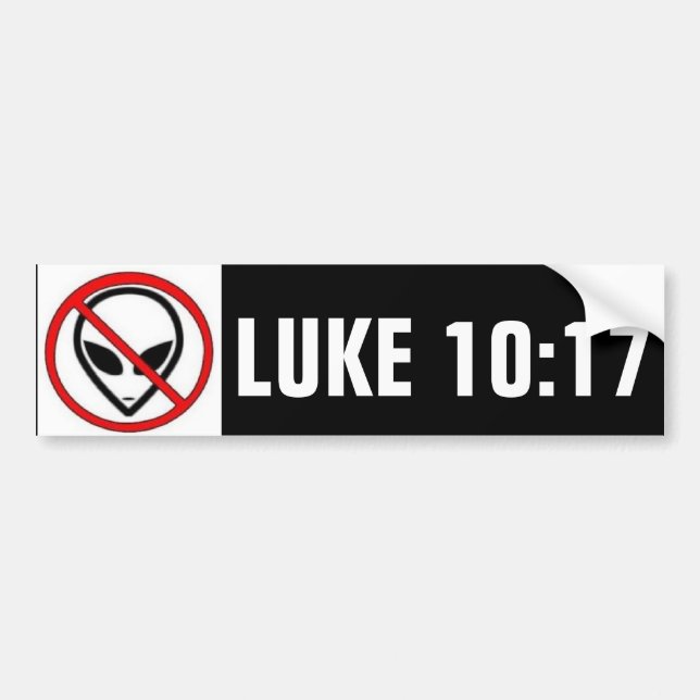 alien delusion bumper sticker