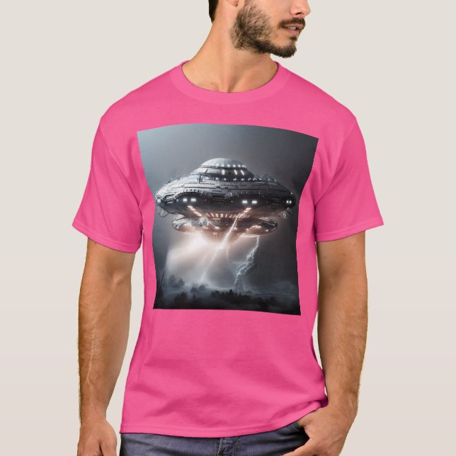 Alien Demon Craft - Flying Nightmare Of Abduction  T-Shirt (Front)