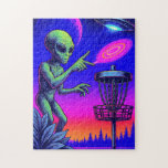 Alien Disc Golf Puzzle