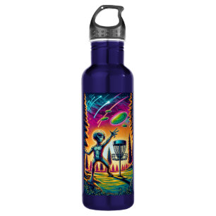 Alien Disc Golf Stainless Steel Water Bottle