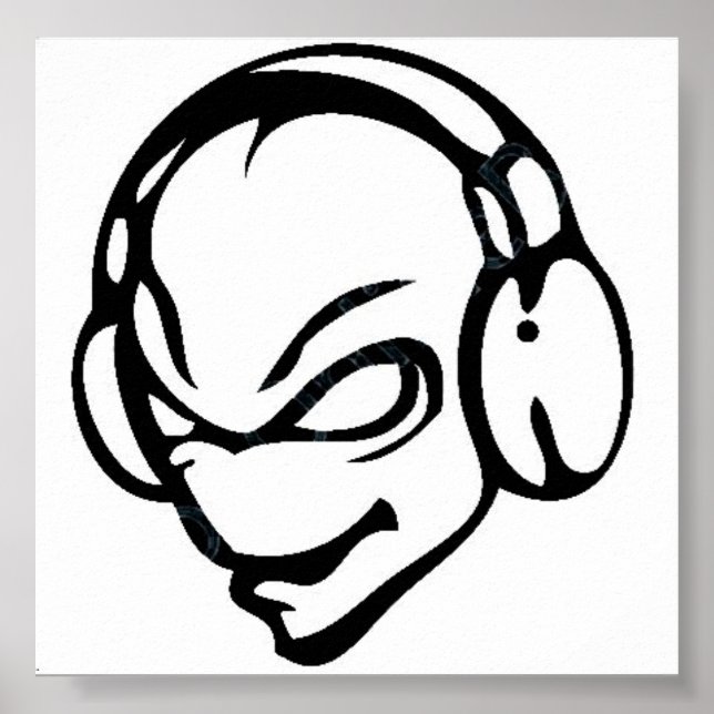 alien dj poster (Front)