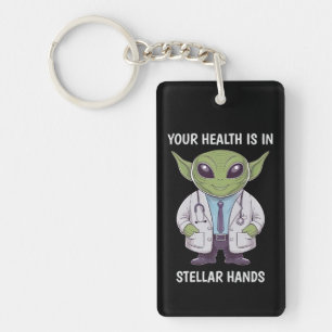Alien Doctor Keychain