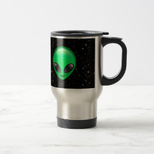 alien emojis travel mug