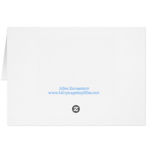 Alien Encounters Cards (Back Horizontal)