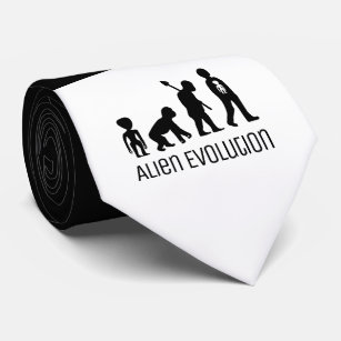 Alien Evolution, Extraterrestrial Alien Neck Tie