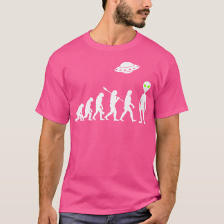 Alien Evolution Funny Ufo Alien T-Shirt