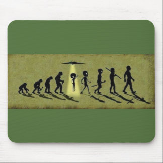 Alien evolution mouse pad