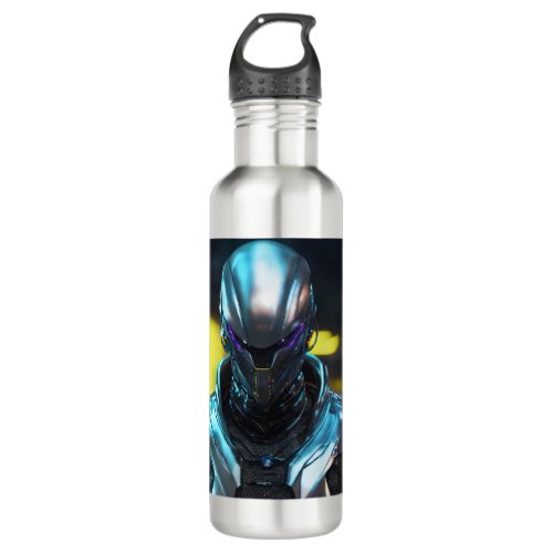 Alien Expedition Tough Man Alien Printed Water  Stainless Steel Water Bottle