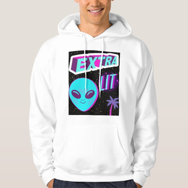 alien extra lit hoodie (Front)
