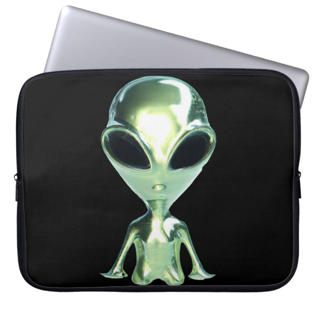 Alien Extraterrestrial Laptop Sleeve (Front)