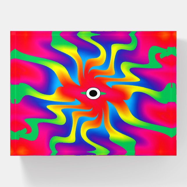 Alien Eye Glass Paperweight (Front)