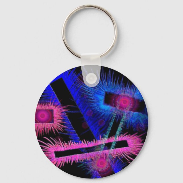 Alien Eyes Keychain (Front)